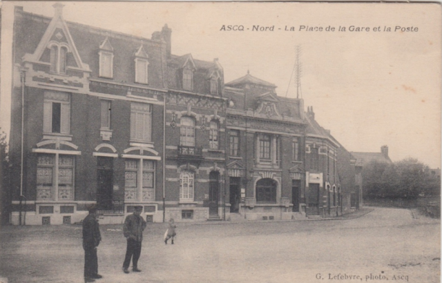 56 ascq - hotel de la poste - place dela gare